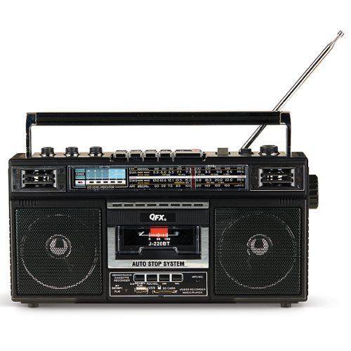 

QFX - Radio/Cassette to MP3 Boombox Converter - Black