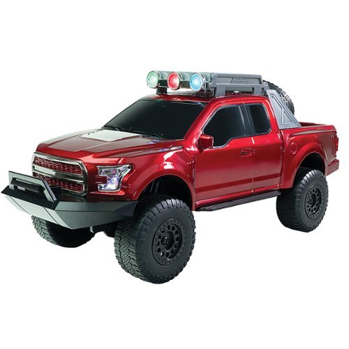 

QFX - Rechargeable Bluetooth Speaker with LED Party Lights - Red