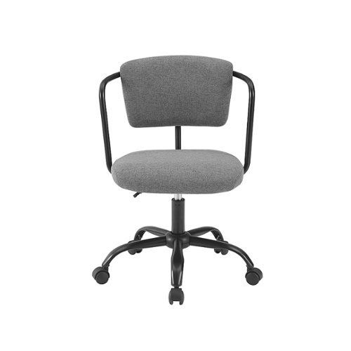 

Walker Edison - Modern Office Chair with Arms - Grey