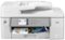 Brother - MFC-J6555DW INKvestment Tank All-in-One Inkjet Printer with up to 1-Year of Ink In-box - White/Gray-Front_Standard 