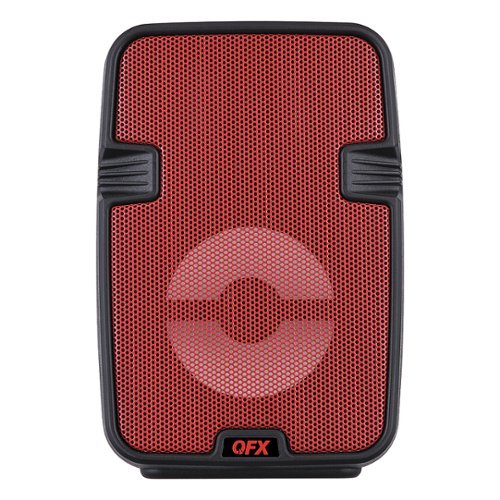 

QFX - Bluetooth Speaker with LED Lights - Red