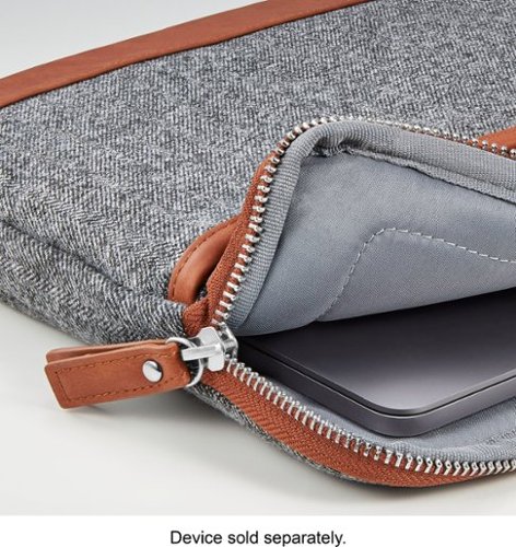 INSIGNIA™ LAPTOP SLEEVE FOR MOST 14” LAPTOPS - GRAY WHERE TO BUY