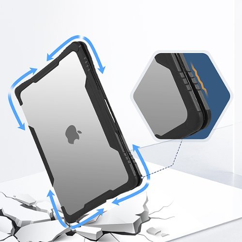 Techprotectus Shockproof rugged case that fits the 2022-2024 MacBook Air 13.6 with Apple M2/M3/M4 Chip - Black WHERE TO BUY