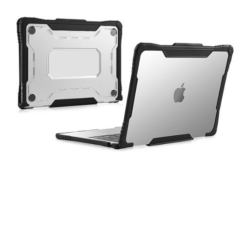 Techprotectus Shockproof rugged case that fits the 2022-2024 MacBook Air 13.6 with Apple M2/M3/M4 Chip - Black BUY IN EUROPE