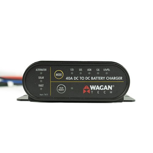 

Wagan - 40 Amp DC to DC Battery Charger - Black