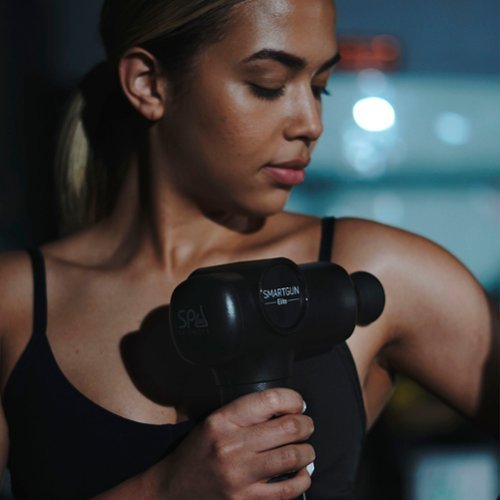 Spa Sciences SMARTGUN Elite Premium Therapeutic Percussion Massage Device - Black BUY IN MIDDLE EAST