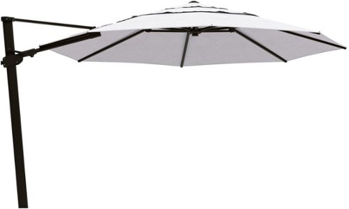 Yardbird® - 11.5' Octagon Cantilever Umbrella - Silver