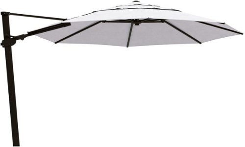 

Yardbird® - 11.5' Octagon Cantilever Umbrella - Silver - Silver