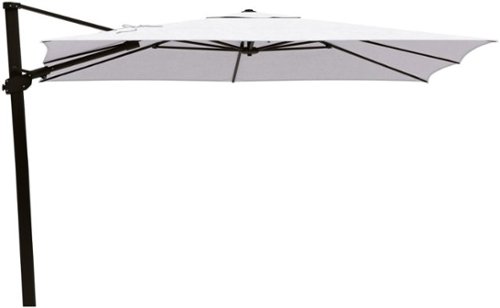 Yardbird® - 10' Square Cantilver Umbrella - Silver