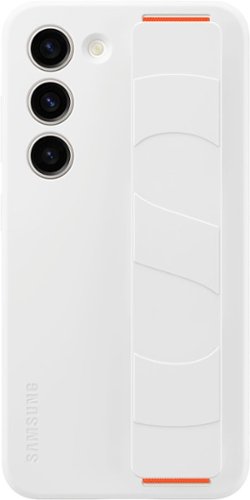 

Samsung - Galaxy S23 Silicone Grip Case - White