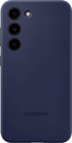 Samsung - Galaxy S23 Silicone Case - Navy-Front_Standard 
