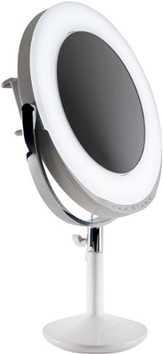 Ilios - All-in-One Makeup Mirror & Beauty Ring Light - White