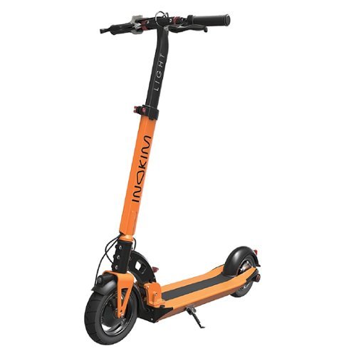 

INOKIM - Light2 Max Scooter w/30 miles Max Operating Range & 21 mph Max Speed - Orange