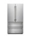 Thor Kitchen - 36 in. Wide 22.5 Cu. Ft. Professional French Door Counter Depth Refrigerator with Ice Maker - Stainless Steel-Front_Standard