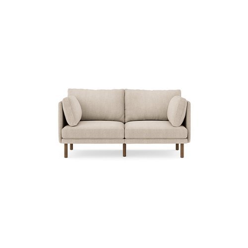Burrow - Modern Field 2-Seat Sofa - Oatmeal