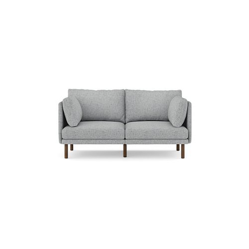Burrow - Modern Field 2-Seat Sofa - Fog