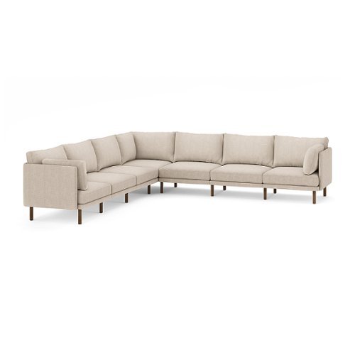 Burrow - Modern Field 7-Seat Sectional - Oatmeal