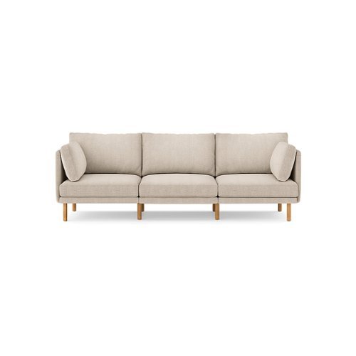 Burrow - Modern Field 3-Seat Sofa - Oatmeal