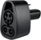 Lectron - CCS to Tesla Electric Vehicle (EV) Charger Adapter for Tesla Electric Vehicles - Black-Front_Standard