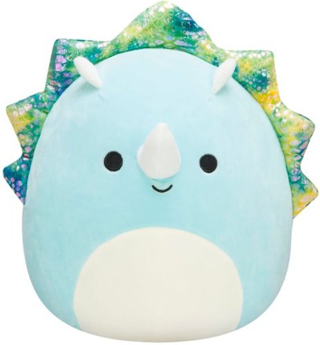 

Jazwares - Squishmallow 16" Plush - Blue Triceratops - Malik