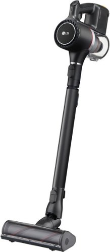 LG - CordZero A9 Cordless Stick Vacuum with 2 Quick Release Batteries - Matte Black
