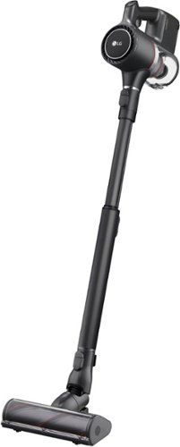 LG - CordZero A9 Cordless Stick Vacuum with 2 Quick Release Batteries - Matte Black