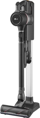 LG - CordZero A9 Cordless Stick Vacuum with 2 Quick Release Batteries - Matte Black