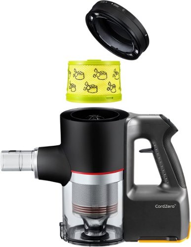 LG - CordZero A9 Cordless Stick Vacuum with 2 Quick Release Batteries - Matte Black