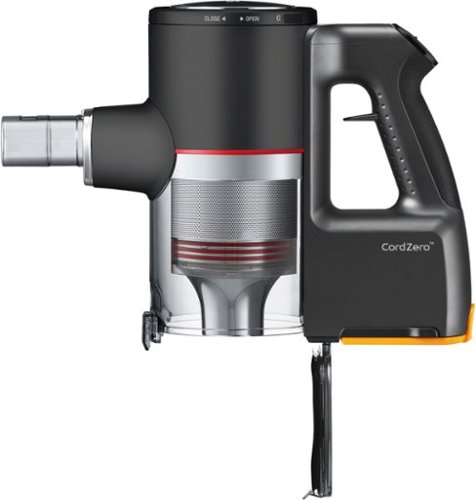 LG - CordZero A9 Cordless Stick Vacuum with 2 Quick Release Batteries - Matte Black