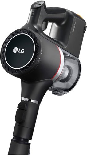 LG - CordZero A9 Cordless Stick Vacuum with 2 Quick Release Batteries - Matte Black