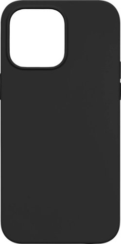  Insignia™ - Silicone Case with MagSafe for iPhone 14 Pro - Dark Gray