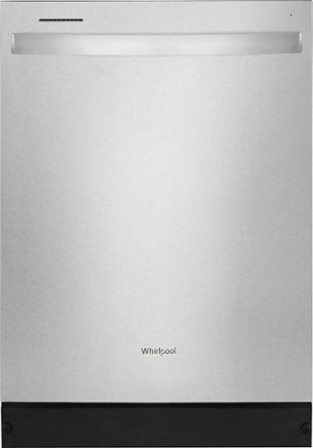 Whirlpool - Top Control Built-In Dishwasher with Boost Cycle and 55 dBa - Stainless Steel