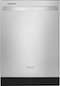 Whirlpool - 24" Top Control Built-In Dishwasher with Boost Cycle, Triple Filtration Wash and 55 dBA - Stainless Steel-Front_Standard
