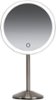Ilios - Rechargeable 1x Round Tabletop Mirror - Silver-Angle_Standard