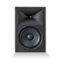 JBL - Stage In-Wall Loudspeaker with 1" Aluminum Dome Tweeter and 8" Polycellulose Cone Woofer - Black-Front_Standard