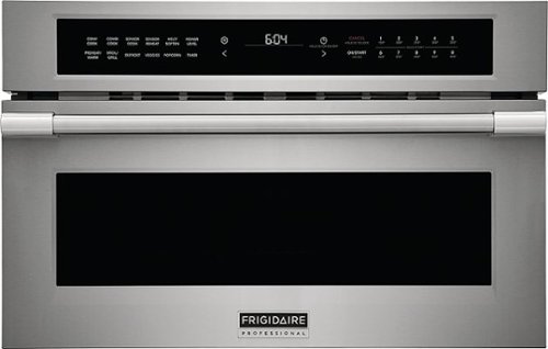Frigidaire - Professional Built-In Convection Microwave Oven with Drop-Down Door - Stainless Steel