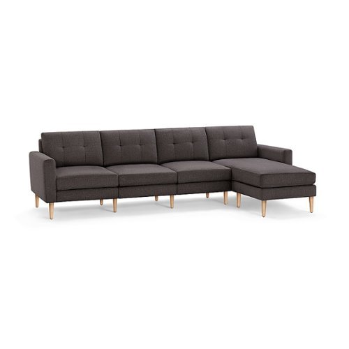 

Burrow - Mid-Century Nomad King Sectional - Charcoal