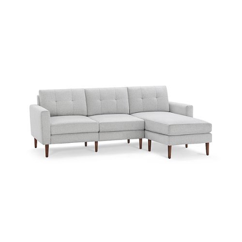 

Burrow - Mid-Century Nomad Sofa Sectional - Crushed Gravel