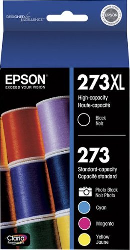  Epson - 273XL 5-Pack High-Yield Ink Cartridges - Photo Black/Black/Cyan/Magenta/Yellow