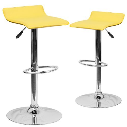 

Flash Furniture - Athens Contemporary Vinyl Barstool (set of 2) - Yellow