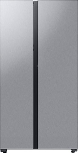 Samsung - BESPOKE Side-by-Side Smart Refrigerator with Beverage Center - Stainless Steel