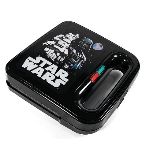 Uncanny Brands Star Wars Darth Vader & Stormtrooper Sandwich Maker  a Star Wars Kitchen Appliance - Black