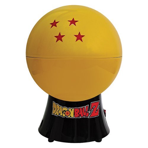 Image of Uncanny Brands Dragon Ball Z Popcorn Maker - Hot Air Style with Removable Bowl - Yellow