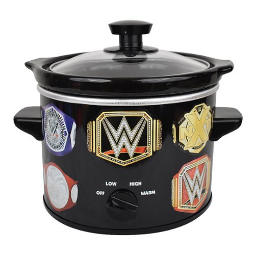 

Uncanny Brands WWE Championship Belt 2 Quart Slow Cooker - Black