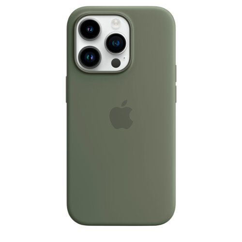 

Apple - iPhone 14 Pro Silicone Case with MagSafe - Olive