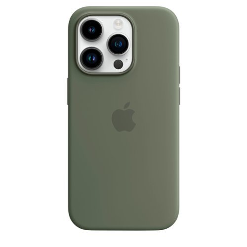 Apple - iPhone 14 Pro Silicone Case with MagSafe - Olive