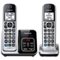 Panasonic - KX-TGD892S DECT 6.0 Expandable Cordless Phone System with Bluetooth Pairing for Wireless Headphones - Silver-Angle_Standard