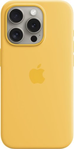 Apple - iPhone 15 Pro Silicone Case with MagSafe - Sunshine