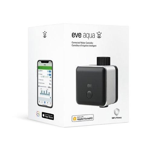 Eve Aqua - Smart Water Controller with Apple HomeKit Technology - Black WORLDWIDE DELIVERY