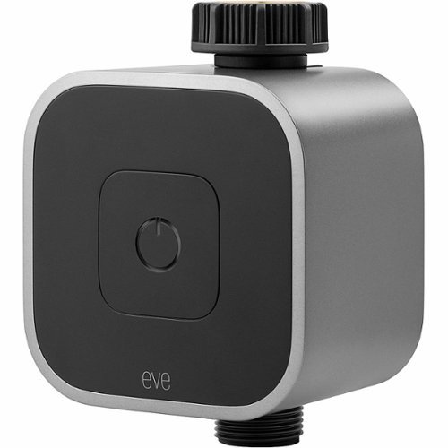 Eve Aqua - Smart Water Controller with Apple HomeKit Technology - Black